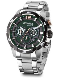 Reloj Duward hombre colección AQUASTAR Le Mans Ref. D95538.03  caja y pulsera de acero inoxidable 316L y cristal mineral, este reloj es una muestra de la excelencia en la relojería