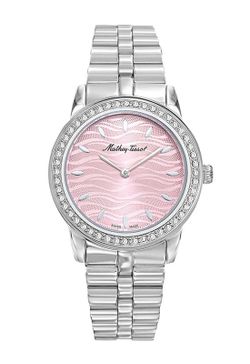 Artemis D10860AQPK Mathey Tissot. Reloj analógico de Cuarzo Swiss Made. Reloj de Pulsera para Mujer