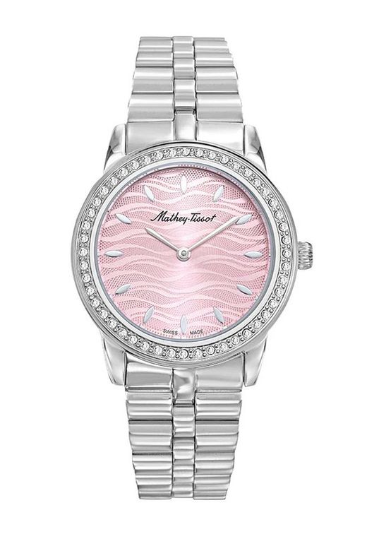 Artemis D10860AQPK Mathey Tissot. Reloj analógico de Cuarzo Swiss Made. Reloj de Pulsera para Mujer