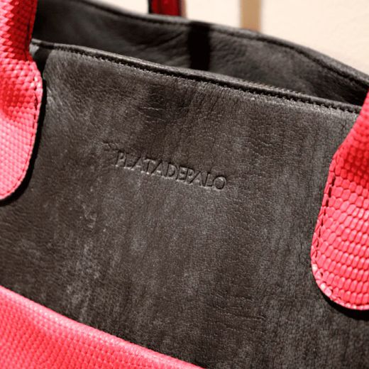 Bolso Fraganti ACS028N Plata de Palo mujer elegante piel negra moderno y funcional