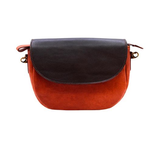 Bolso Maclaren ACS030M Bolso Plata de Palo mujer de piel con bolsillo interior y cremallera