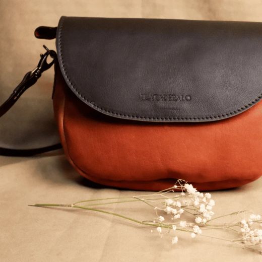 Bolso Maclaren ACS030M Bolso Plata de Palo mujer de piel con bolsillo interior y cremallera