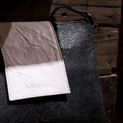 Bolso Magento ACS029N PLATA DE PALO de piel negra solapa rectangular cierre con cremallera