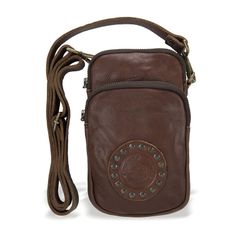 Bolso PLATADEPALO modelo ERMO para hombre ACM03M piel marrón elegante