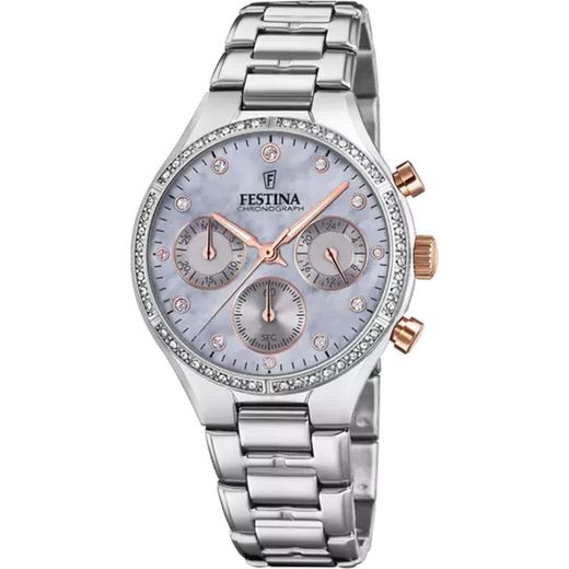 Reloj Festina de mujer BOYFRIEND COLLECTION F20401/3 de acero 316L esfera color violeta