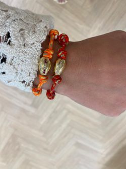 BR9 Pulsera macramé ajustable de mujer con pepita de oro 18K zafiros azules naturales y diamantes