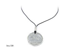 BRU0338 Colgante la bruixeta Moneda-Cuerda