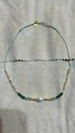 2122 Collar mujer de plata con citrino, cuarzo y perla central