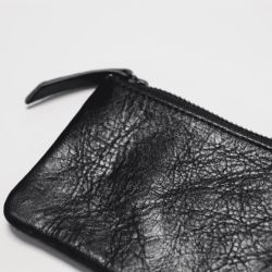 Cartera PLATADEPALO Volum unisex ACW02N piel negra