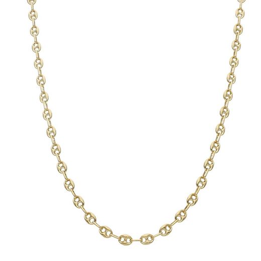 CO-316- Cadena Calabrote oro 18K de 50 cm super fina y elegante