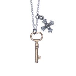 MN030X Collar Plata de Palo Hombre modelo Bab en plata de ley 925, bronce y circonitas