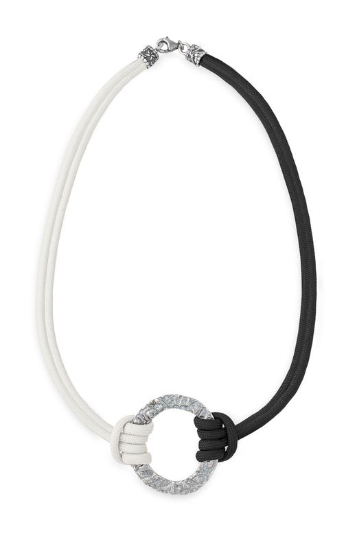 WN316BM Collar Plata de Palo Mujer Cala Bassa