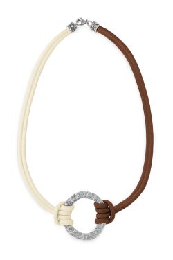 WN316BM Collar Plata de Palo Mujer Cala Bassa