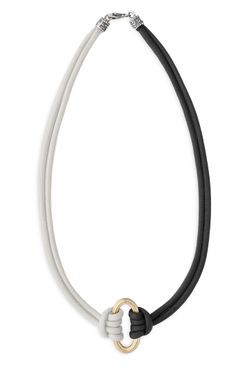 WN314BM Collar PLATA DE PALO colección Marés de Mujer Cala Mondragó