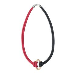WN314BM Collar PLATA DE PALO colección Marés de Mujer Cala Mondragó
