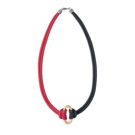 WN314BM Collar PLATA DE PALO colección Marés de Mujer Cala Mondragó