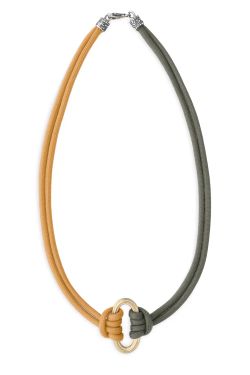 WN314BM Collar PLATA DE PALO colección Marés de Mujer Cala Mondragó