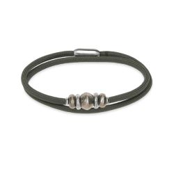 Collar - Pulsera Doble Nylon Dunas pieza esencial única y moderna de PLATADEPALO pensada para lucirse como collar o pulsera