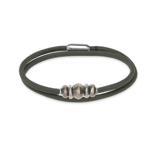 Collar - Pulsera Doble Nylon Dunas pieza esencial única y moderna de PLATADEPALO pensada para lucirse como collar o pulsera