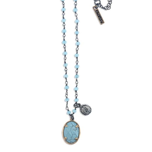 Collar PLATA DE PALO Rosario WN113X