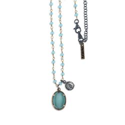 Collar PLATA DE PALO Calcedonia WN115X