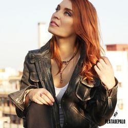 Collar mujer PLATA DE PALO Granates WN122X elegante