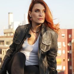 Collar mujer PLATA DE PALO Granates WN122X elegante