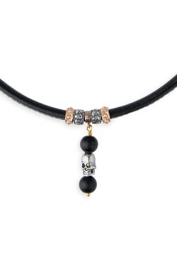 Collar Sekkim SN044X Colgante Plata de Palo calavera