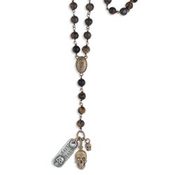 Colgante Plata de Palo Skull SN013X