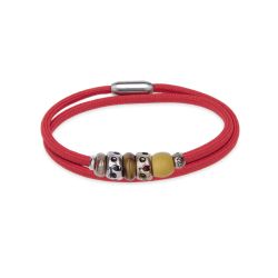 Collar/Pulsera Plata de Palo de Nylon colección Rocío pieza multifuncional