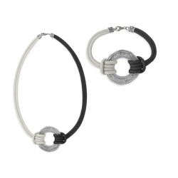Conjunto PLATA DE PALO mujer Macarella Incluye collar y pulsera Cala Macarella a juego. Elige el color del conjunto y la talla de la pulsera.