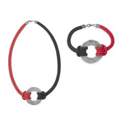 Conjunto PLATA DE PALO mujer Macarella Incluye collar y pulsera Cala Macarella a juego. Elige el color del conjunto y la talla de la pulsera.