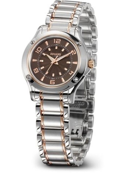 D25308.80 Reloj Duward mujer colección DIPLOMATIC Tallin acero inoxidable 316L acabado en bicolor esfera elegante color marrón