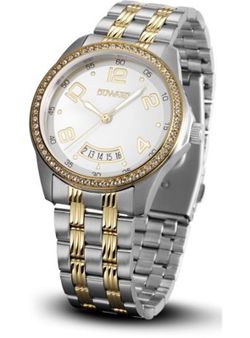 D25408.31 Reloj Duward de mujer colección LADY Zenzka brazalete y caja bicolor con cristales Swarovski
