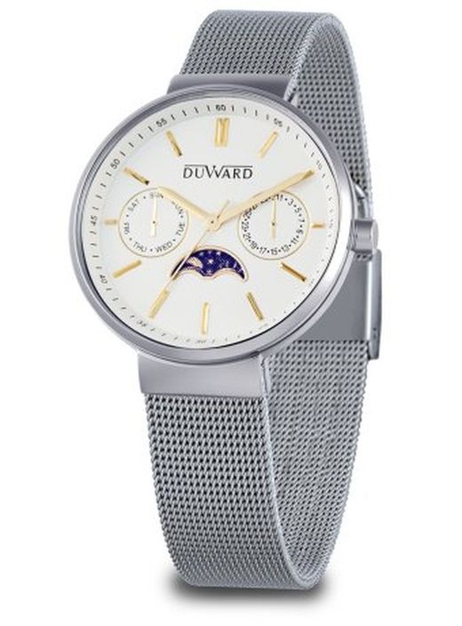 D25711.00 Reloj Duward de mujer modelo LADY MACE malla de esterilla acero inoxidable 316L multifunción