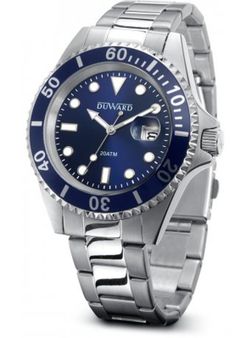 D95413.05 Reloj Duward de hombre acero y aluminio esfera azul