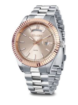 D95429.08 Reloj Duward de hombre SPORT Day-date acero inoxidable 316L esfera champagne calendario y semanario