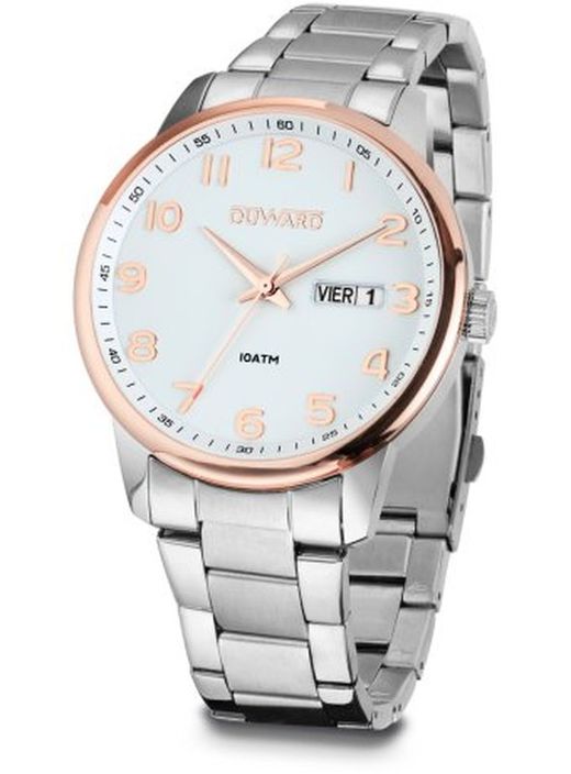 D95430.10 Reloj Duward de hombre colección ELEGANCE ARA acero inoxidable 316L caja bicolor elegante y sofisticado