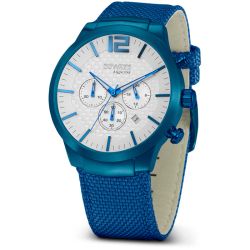 D85520.71 Reloj Hombre Deportivo DUWARD Aquastar Cronógrafo caja acero IP azul calendario