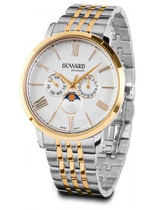 Reloj Duward hombre DIPLOMATIC Navarra D95708.86 acero bicolor 316L multifunción