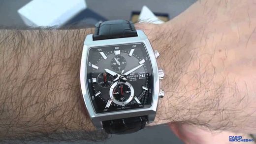 EFR-524L-1AVEF Reloj Casio Edifice para hombre correa negra