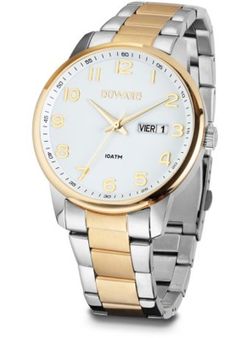 D95430.31 Reloj Duward de hombre modelo ELEGANCE ARA acero inoxidable bicolor calendario y semanario cristal zafiro