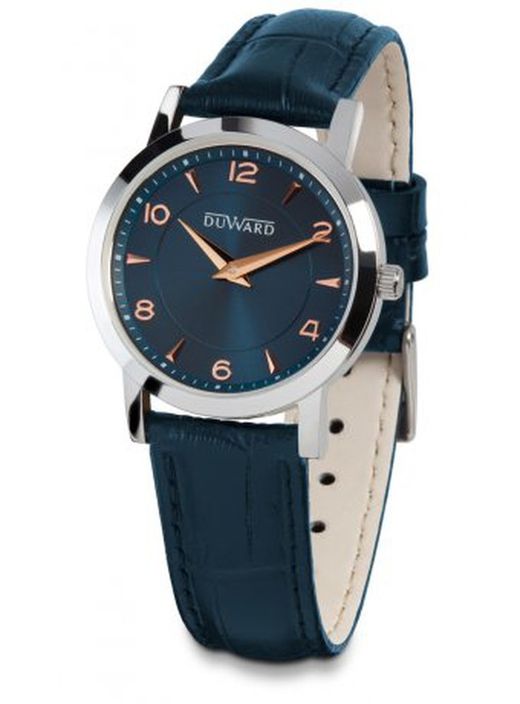 Reloj Duward mujer colección Elegance Hujatau D15102.06 esfera gris, correa de piel