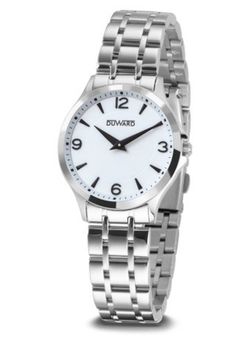 ELEGANCE Mtindo Ref. D25118.01 Reloj Mujer DUWARD acero inoxidable 316L esfera blanca y números negros