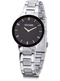 Reloj Duward de mujer cristal acabado zafiro ELEGANCE Setaele D25117.02 acero inoxidable 316L extra plano esfera negra elegante