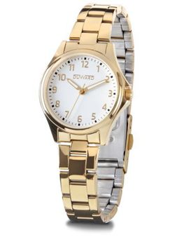 Reloj Duward de mujer muy elegante y con clase modelo ELEGANCE Stivoll Ref D25341.11 de acero inoxidable 316L con tratamiento IP dorado