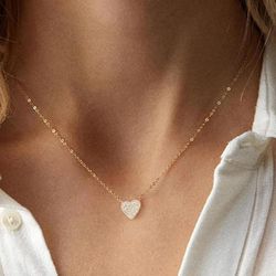 Gargantilla oro 18K para mujer moderno y elegante decorado con pave de circonitas