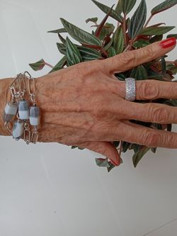 2159 Sortija plata y circonitas