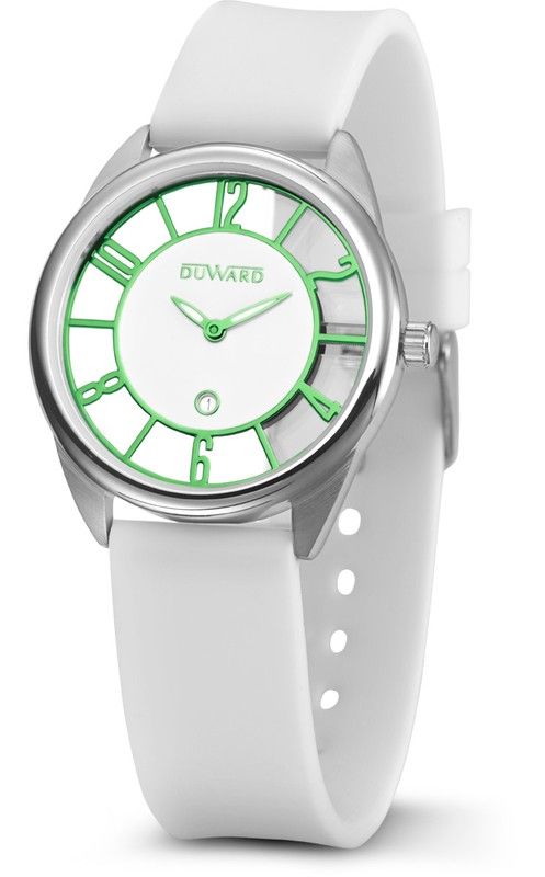 Reloj Duward de mujer elegante modelo LADY Kleure D15200.03 con dos correas caja de acero inoxidable y calendario