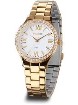 Reloj Duward de mujer modelo LADY Kona Ref. D25348.10 elegante de acero inoxidable 316L dorado con tratamiento IP